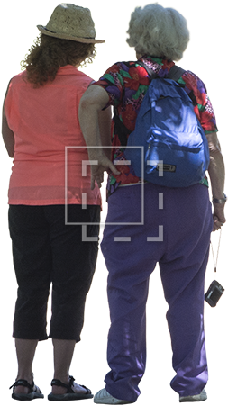 Man Walking Away Backpack - Backpack (450x450), Png Download