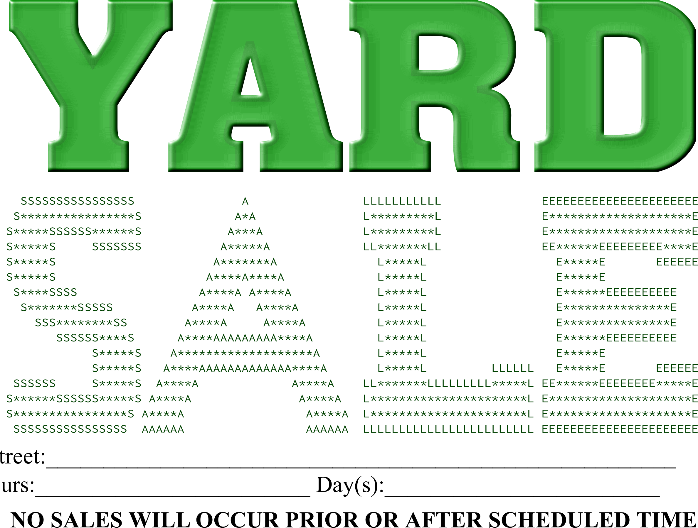 This Free Icons Png Design Of Yard Sale (2377x1800), Png Download