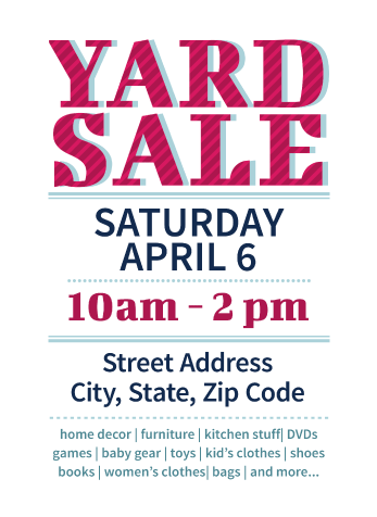 Yard Sale Flyers Free Templates Download This Yard - Yard Sale Flyer Template (559x475), Png Download