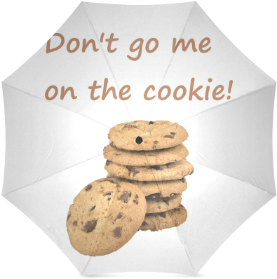 Don't Go Me On The Cookie Funny Germish Genglish Foldable - Chocolate Chip Cookies Png (500x500), Png Download