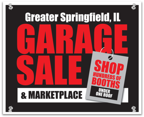 The Largest Garage Sale - Illinois (500x410), Png Download