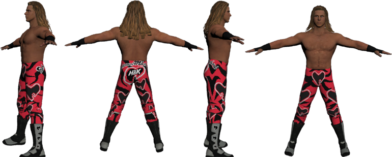 24lo1f4 - Shawn Michaels Attires For 2k17 (770x309), Png Download