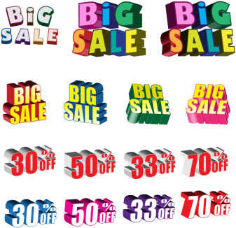 Big Sale Offer Vector, Big Sale, Sale Offer, 30% Off - Vector Graphics (360x360), Png Download