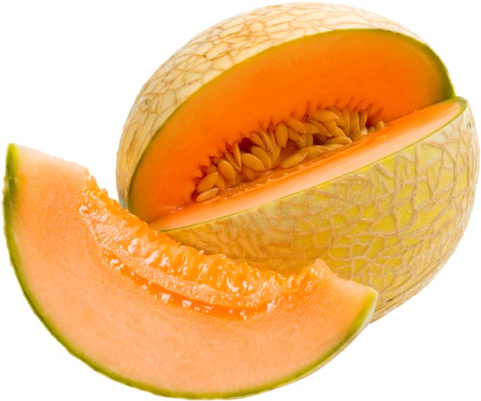 Caribbean Gold - Honey Dew Melon Seed - Orange Flesh (800x674), Png Download