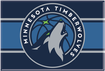 Minnesota Timberwolves Premium Acrylic Magnet - Minnesota Timberwolves Magnet (500x667), Png Download