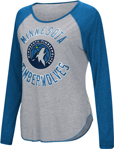 Minnesota Timberwolves Women's Line Drive Top Long - Kolder 2776384 Minnesota Timberwolves 24oz. Can Cooler (500x667), Png Download