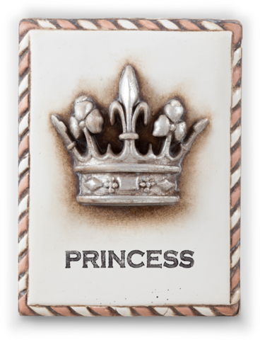 Princess-silver - Tile (368x480), Png Download