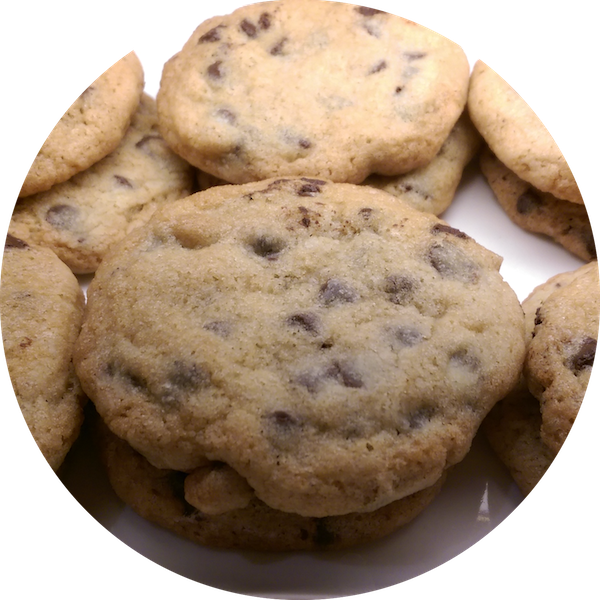 Chocolate Chip Cookie (600x600), Png Download
