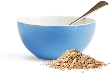 Blue Cereal Bowl Png (429x450), Png Download