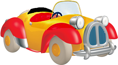 Car - Noddy's Car (450x281), Png Download