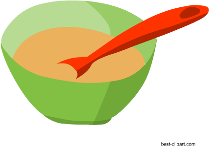 Baby Feeding Bowl, Free Baby Shower Clip Art - Infant (450x450), Png Download