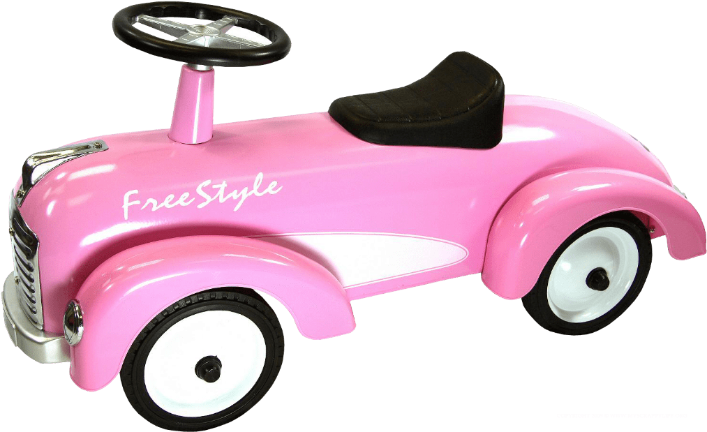 Pink Vintage Toy Car Png - Great Gizmos Speedster Ride On (freestyle Pink) (1024x643), Png Download