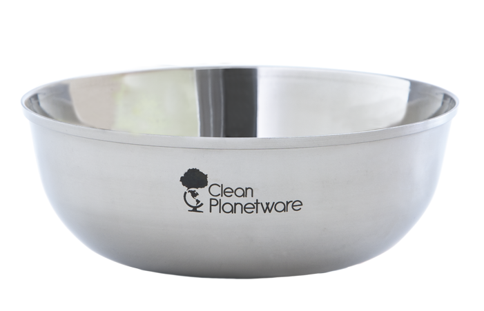 Clean Planetware Stainless Steel Soup/cereal Bowls - Clean Planetware Stainless Steel Dinnerware - Soup/cereal (700x700), Png Download
