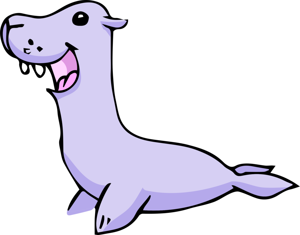 Earless Seal Puppy Sea Lion Computer Icons Computer - فقمة Png (955x750), Png Download