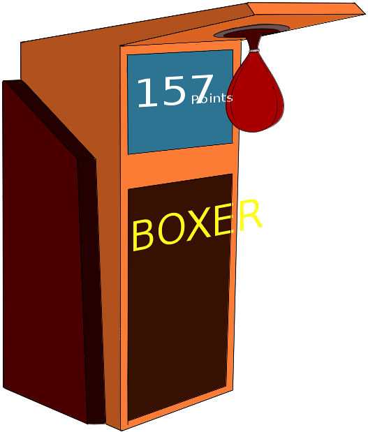 Boxing Game Machine - Boxing (667x800), Png Download
