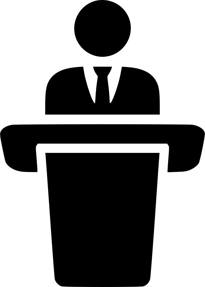 Png File - Podium Speech Png (702x980), Png Download