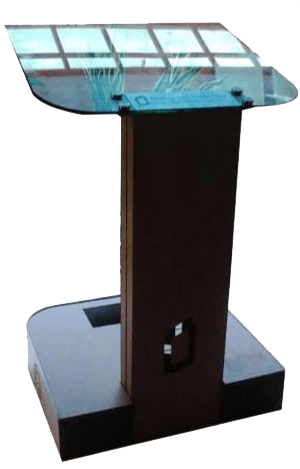 Lumiglass Podium - Podium (300x469), Png Download
