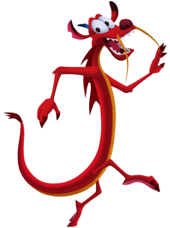 Mushu Was Originally Going To Be Portrayed As A Giant - Disney Mulan Characters (360x480), Png Download