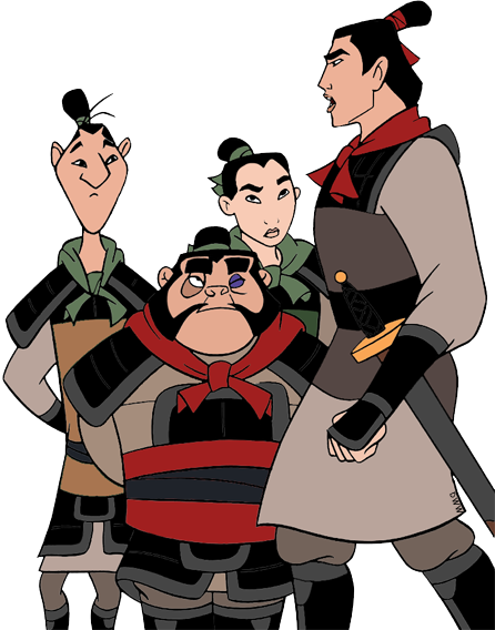 Jpg Freeuse Download Mulan Transparent Soldier - Mulan Shang Png (446x568), Png Download