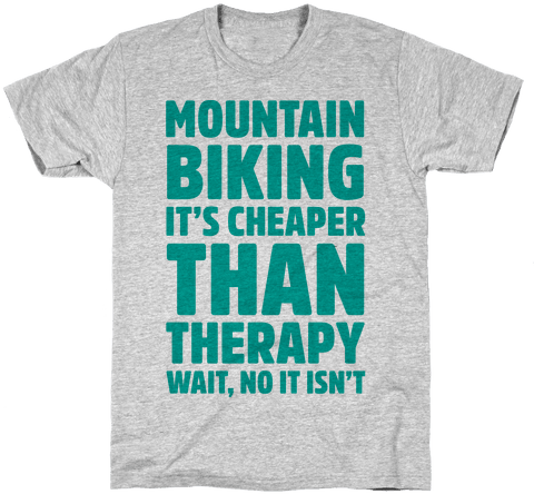 Mountain Biking It's Cheaper Than Therapy Mens T-shirt - I'm Gonna Need A Nap After T-shirt From Lookhuman. (484x484), Png Download