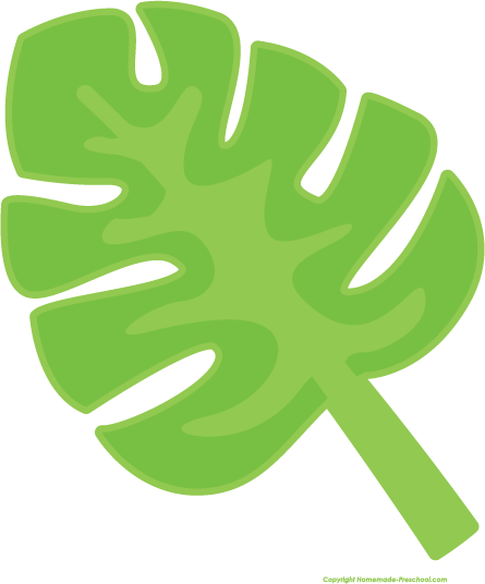 Green Leaves Clipart Foliage - Moana Leaves (445x536), Png Download