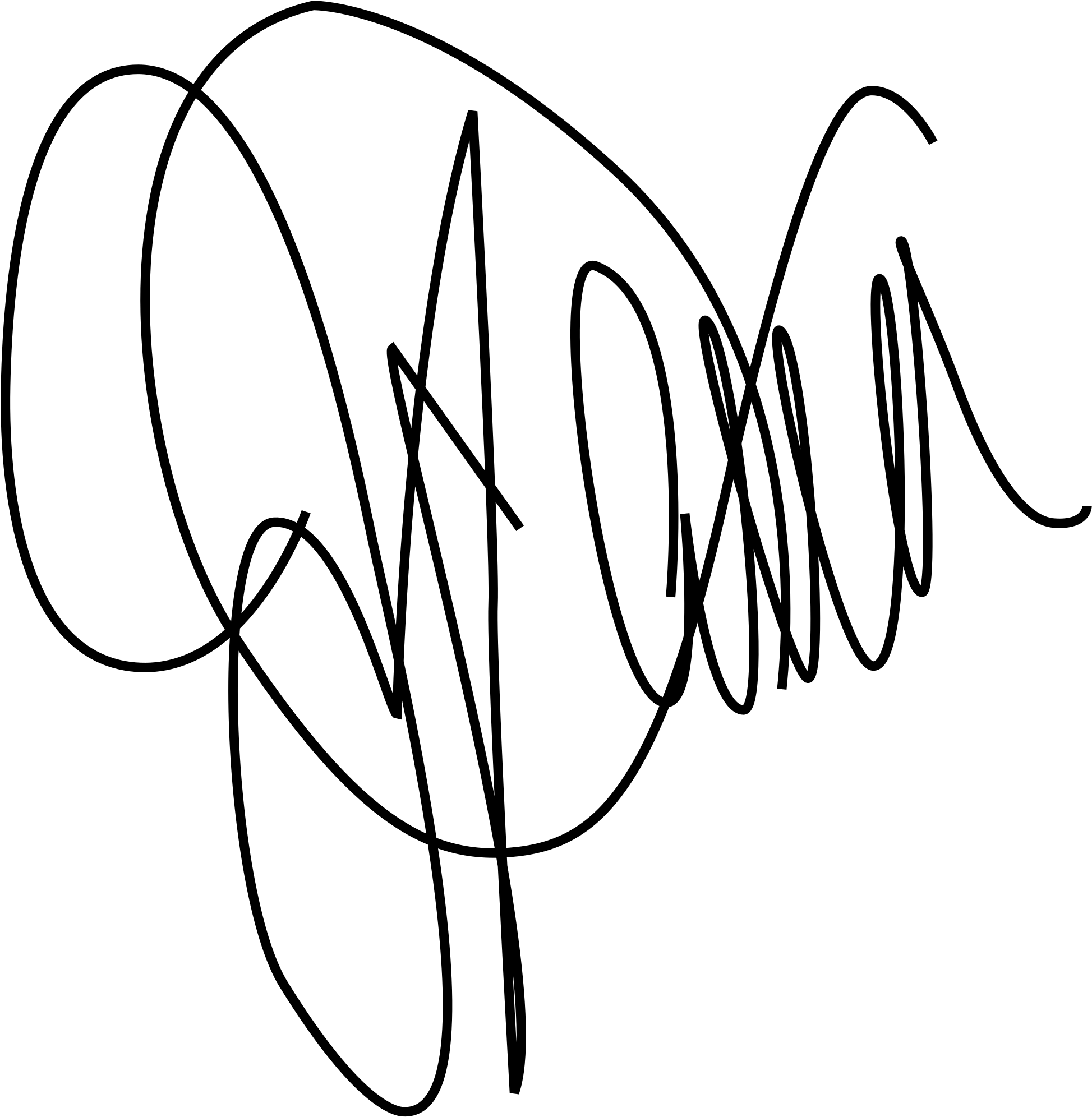 Open - Jennifer Lawrence Signature (2000x2042), Png Download