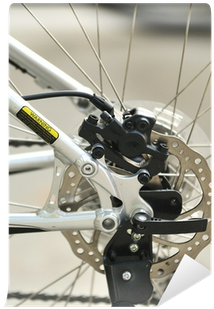 Part Of Mountain Bike Brake Disc In Close Up - Mountain Bike (400x400), Png Download