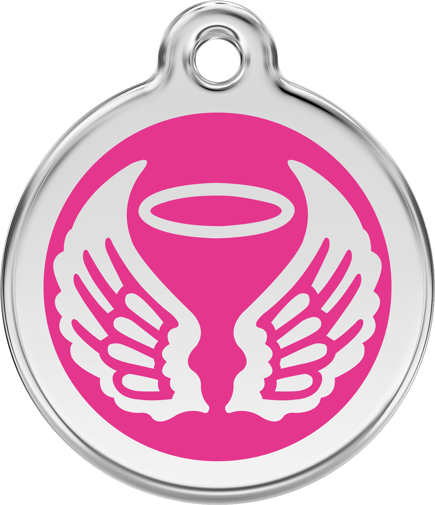 1awhpm, 9330725036949, Image - Red Dingo Angel Wings Pet Id Tag - Brown (1500x1738), Png Download