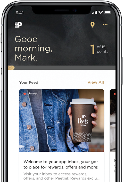 Peetnik App - Peet's Coffee (720x721), Png Download