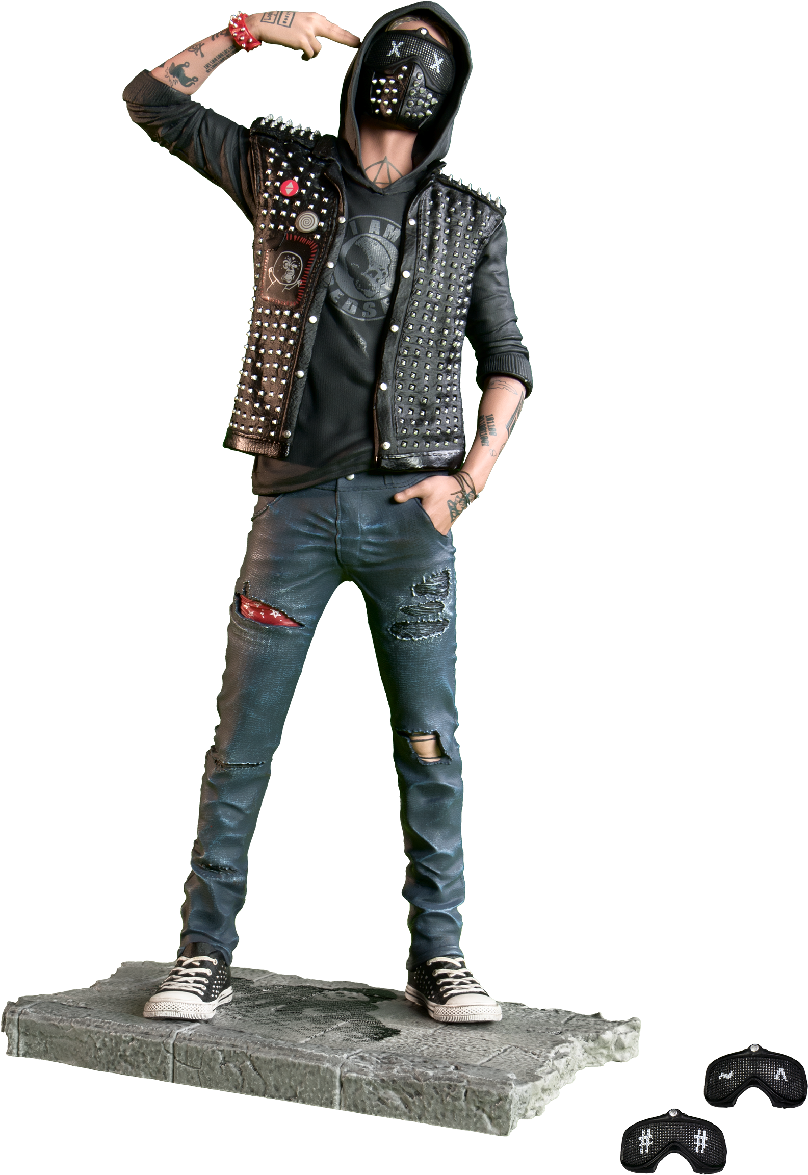 Watch Dogs 2 Figurine (4670x2701), Png Download