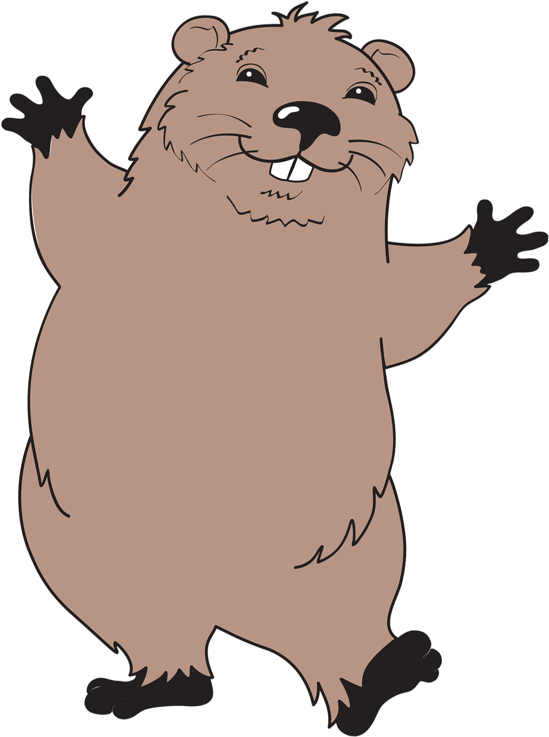 Groundhog Day - Staten Island Zoo (1100x1700), Png Download