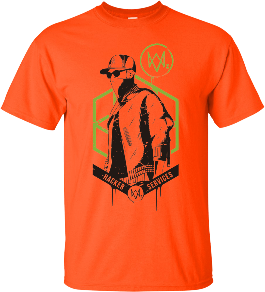 Watch Dogs 2 Hacker Services T-shirt - Watch Dogs 2 - Hacker Services Scarf (1155x1155), Png Download