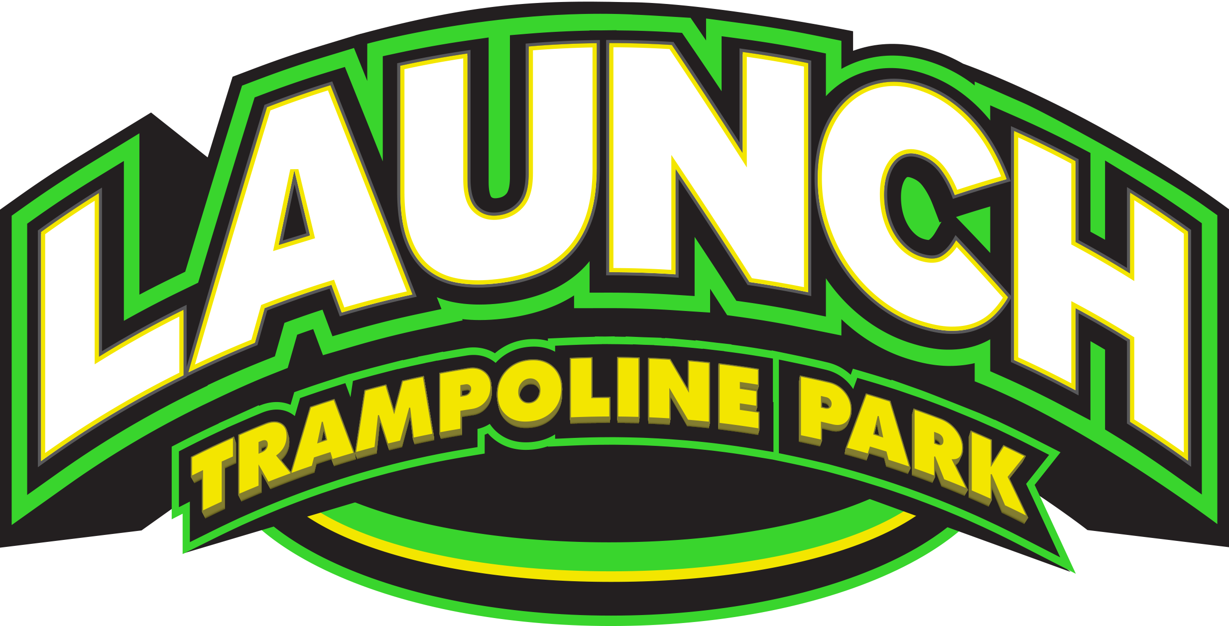 We Are Predicting A Bogo This Groundhog Day - Launch Trampoline Park Logo (2468x1258), Png Download