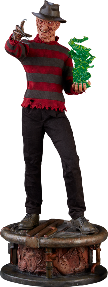 Freddy Krueger Premium Format™ Figure - A Nightmare On Elm Street (377x1000), Png Download