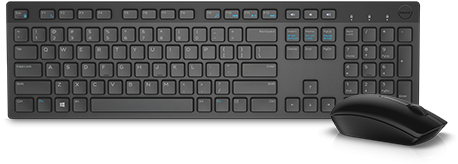 Dell Wireless Keyboard And Mouse (560x275), Png Download