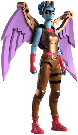 I Am Elemental Female Action Figure - Superheroes Iamelemental Series 2 Wisdom Action Figure (480x480), Png Download