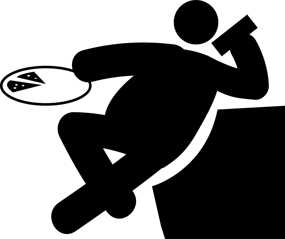 Fat Man With Pizza And Telephone Comments - Icono Hombre Gordo Png (980x824), Png Download