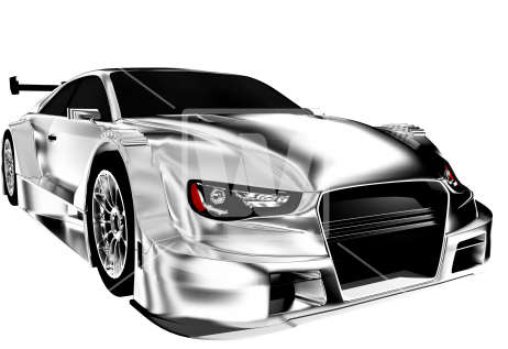 Powerful Race Car Png - Car (550x366), Png Download