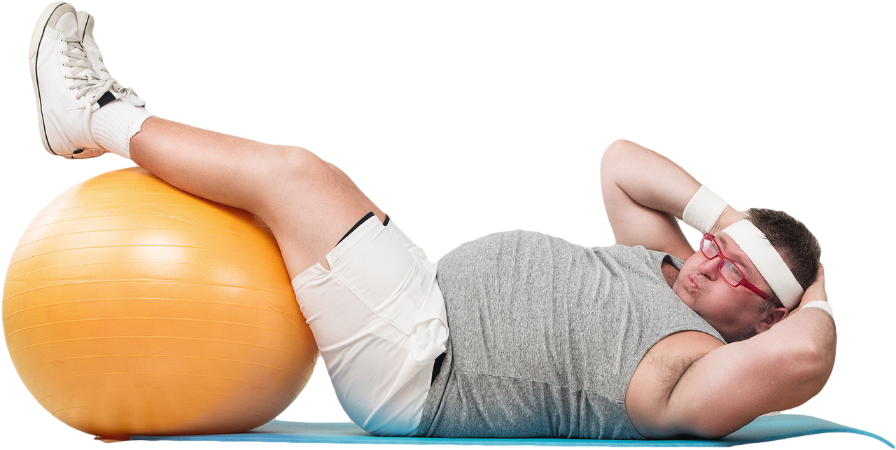 Png Fat Man Transpa Images Pluspng - Sobrepeso Y Ejercicio Fisico (1600x1082), Png Download