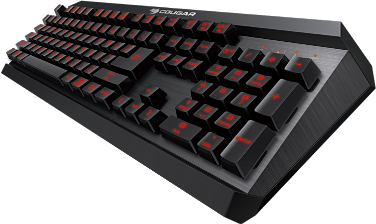 Cougar 450 Keyboard Mouse 450k4 - Cougar Mechanical Gaming Keyboard Ultimus Red Switch (640x427), Png Download