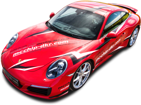 Red Race Car Png - Porsche (500x379), Png Download