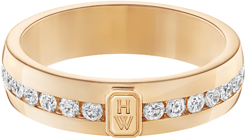 Harry Winston Ring Yellow Gold (1200x800), Png Download