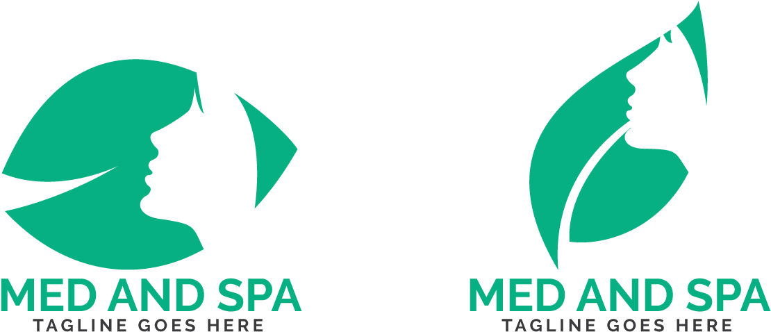 Med And Spa Logo Design - Graphic Design (1500x1000), Png Download