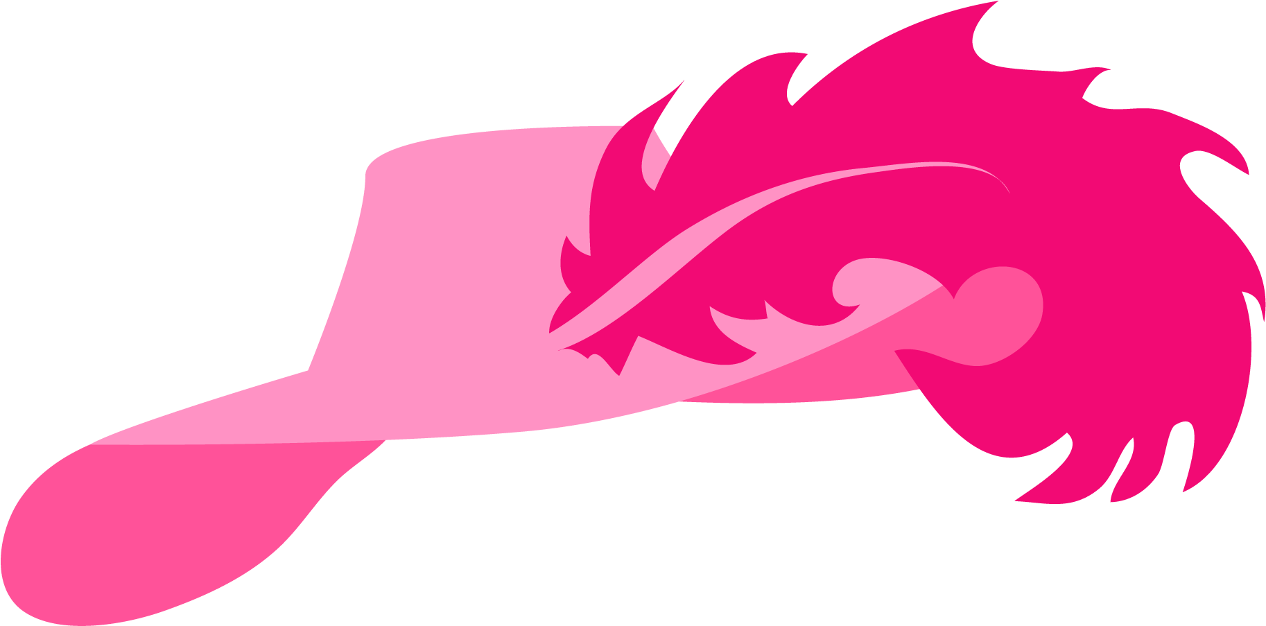 Pink Birthday Hat Clip Art - Illustration (1872x969), Png Download