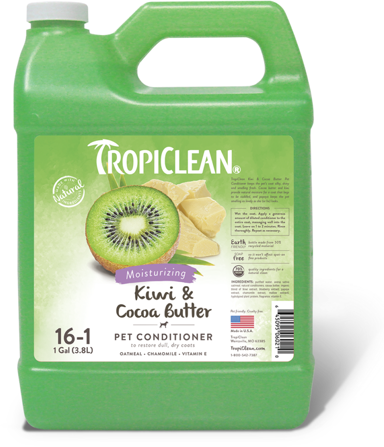 Rollover To Zoom - Tropiclean Oatmeal And Tea Tree Pet Shampoo (800x966), Png Download