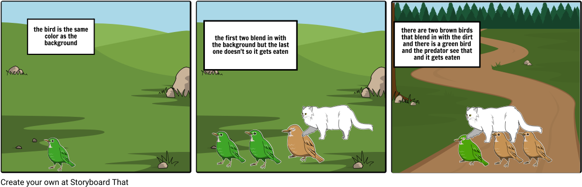 Natural Selection Drawing - Cartoon (1164x385), Png Download