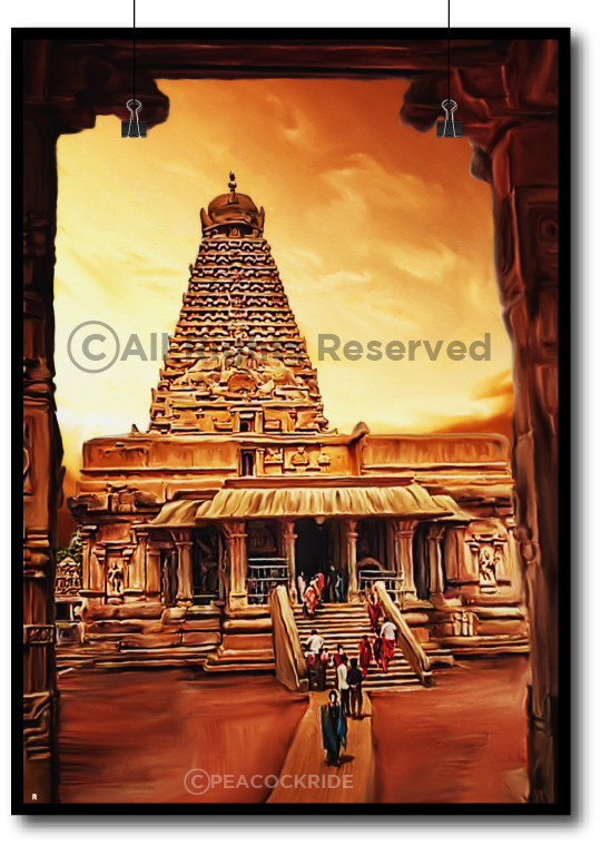Tanjore I Thanjavur Big Temple- The Architectural Wonder - Hindu Temple (540x760), Png Download