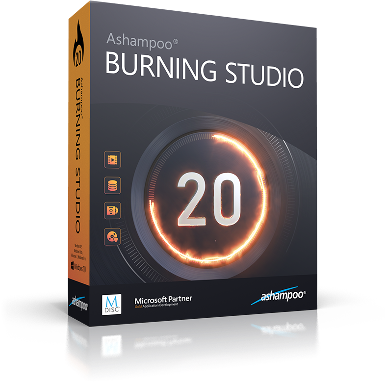 Ashampoo® Burning Studio - Ashampoo Burning Studio 20 (800x800), Png Download