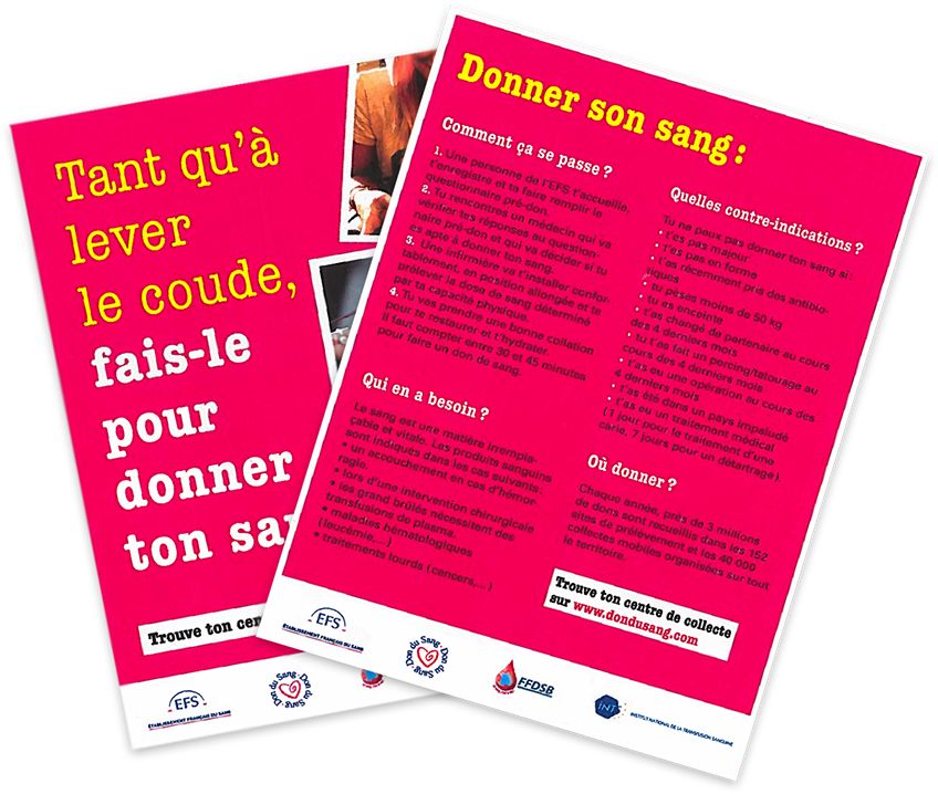 The Aim Is To Increase The Number Of Blood Donors Aged - Brochure (1400x875), Png Download