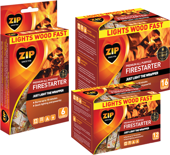 Zip Premium All Purpose Firestarters - Flyer (672x617), Png Download